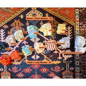 13 Toddler Girl Pajamas: Bundle (Hanna Andersson, Gap, JCrew, Old Navy) - 3T